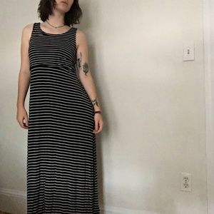 Apt. 9 Black and White Striped Dress Size XS